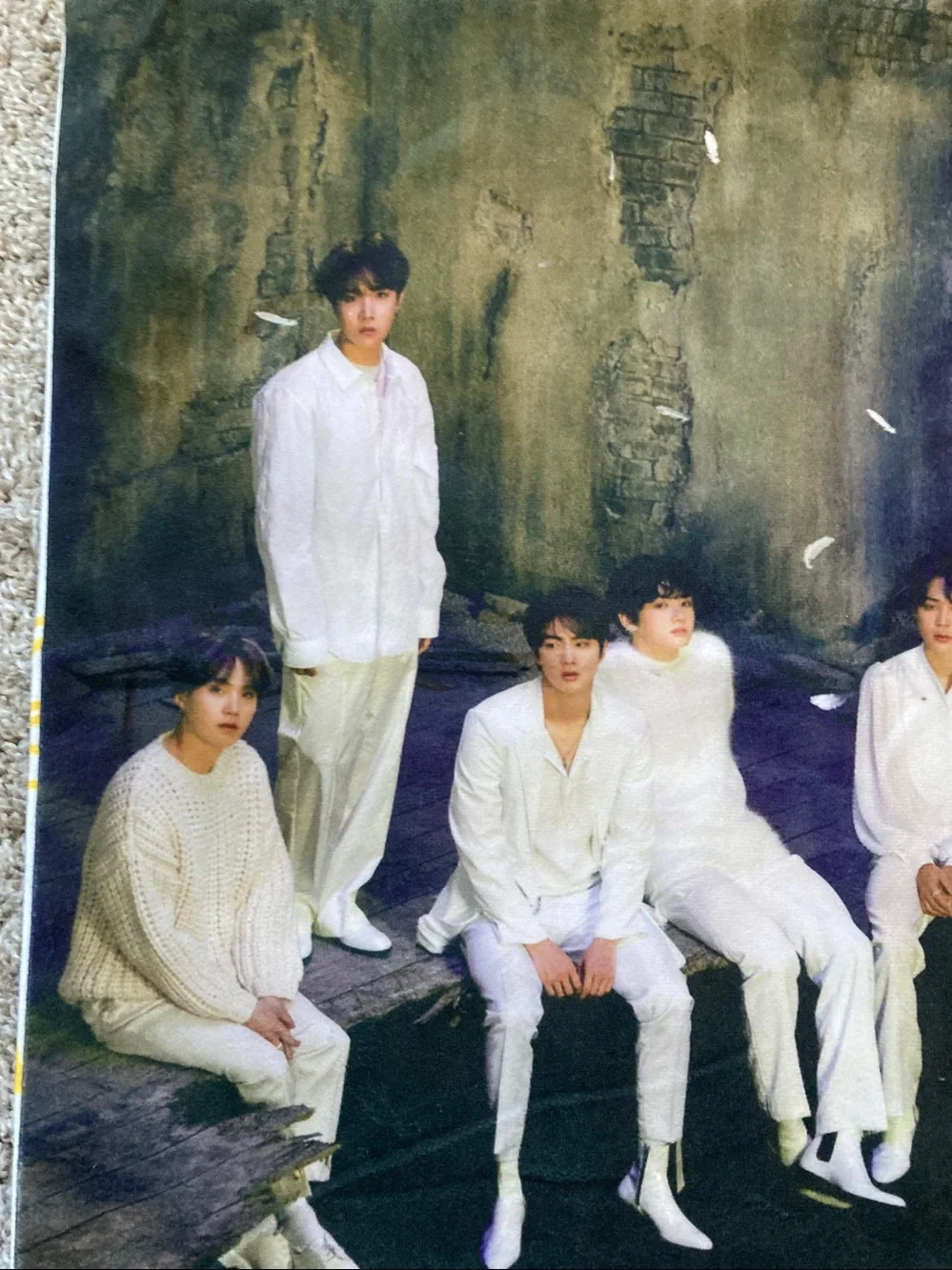BTS Map of the soul 7 K-Pop Korean Pop Band Pillow Sham Cover Two sided Square